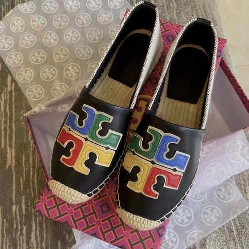 Tory new fisherman shoes_ color-colored stitching logo is very beautiful 35-41-e9de6375